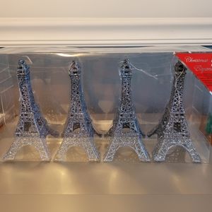 Christmas Elegance 4pc Ornament Set